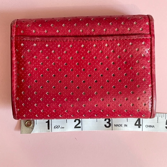 Lauren by Ralph Lauren
Women's Brown Perforated Leather Zip Coin purse wallet - Picture 4 of 7